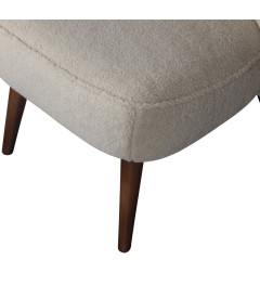 Fauteuil Sara Imitation Fourrure NaturelWOOOD by De Eekhoorn Fauteuil Sara Imitation Fourrure NaturelWOOOD by De Eekhoorn