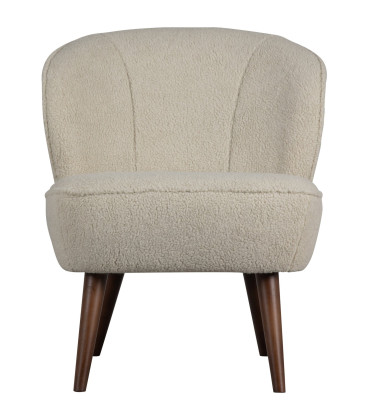 Fauteuil Sara Imitation Fourrure NaturelWOOOD by De Eekhoorn
