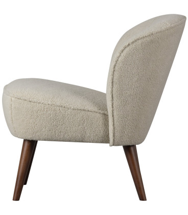 Fauteuil Sara Imitation Fourrure NaturelWOOOD by De Eekhoorn