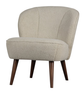 Fauteuil Sara Imitation Fourrure NaturelWOOOD by De Eekhoorn