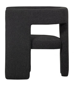 Fauteuil Tiwa bouclé gris foncéWOOOD by De Eekhoorn Fauteuil Tiwa bouclé gris foncéWOOOD by De Eekhoorn