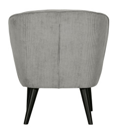 Fauteuil Sara Côtelé Vert PatinéWOOOD by De Eekhoorn