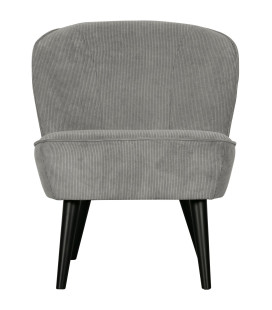 Fauteuil Sara Côtelé Vert PatinéWOOOD by De Eekhoorn 2