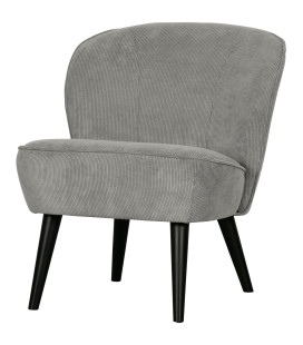 Fauteuil Sara Côtelé Vert PatinéWOOOD by De Eekhoorn