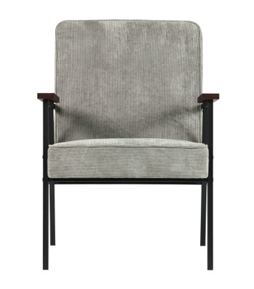 Fauteuil Sally Velours Côtelé Vert PatinéWOOOD by De Eekhoorn