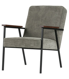 Fauteuil Sally Velours Côtelé Vert PatinéWOOOD by De Eekhoorn Fauteuil Sally Velours Côtelé Vert PatinéWOOOD by De Eekhoorn