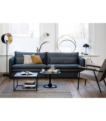 Fauteuil Sally Velours Côtelé Vert PatinéWOOOD by De Eekhoorn