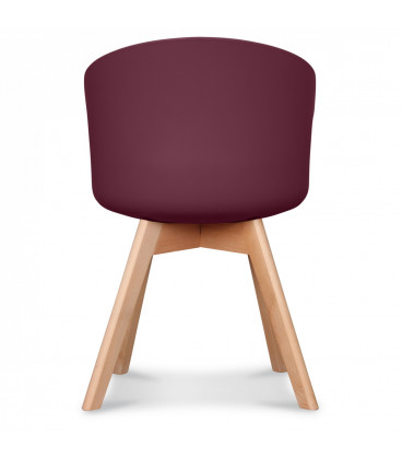 Chaise Scandinave Wine + Coussin