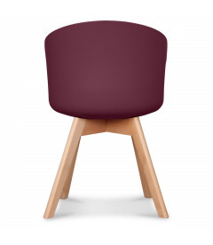 Chaise Scandinave Wine + Coussin Chaise Scandinave Wine + Coussin