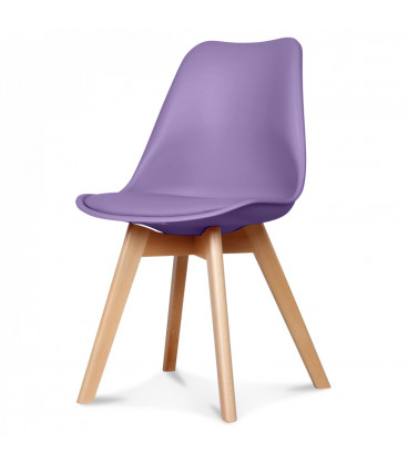 Chaise Copenhague Lilas + Coussin