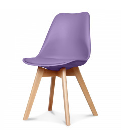 Chaise Copenhague Lilas + Coussin