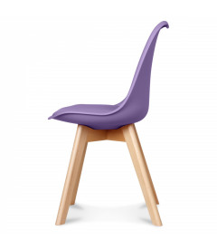 Chaise Copenhague Lilas + Coussin