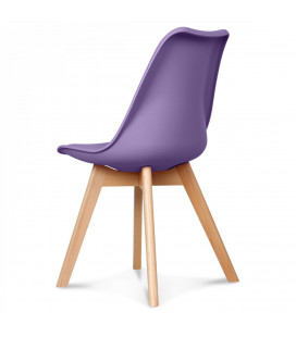 Chaise Copenhague Lilas + Coussin