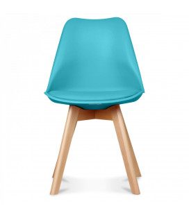 Chaise Copenhague Bleu Vif 2