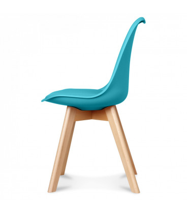 Chaise Copenhague Bleu Vif