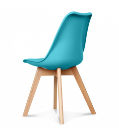 Chaise Copenhague Bleu Vif