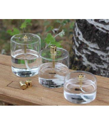 Bougie Éternelle Cylindre Laitonnée PM 5cm