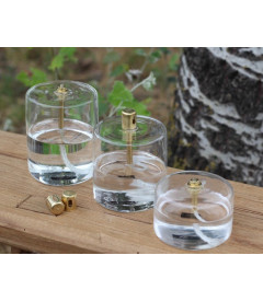 Bougie Éternelle Cylindre Laitonnée PM 5cm