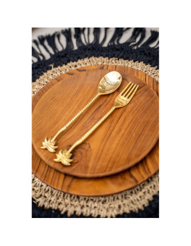 Fourchette Palmier - Or