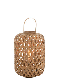 Lanterne Jardin Bambou Naturel Petit 2
