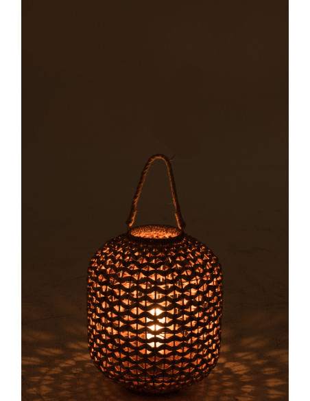 Lanterne Lena Jacinthe d'eau Naturelle Moyenne Lanterne Lena Jacinthe d'eau Naturelle Moyenne