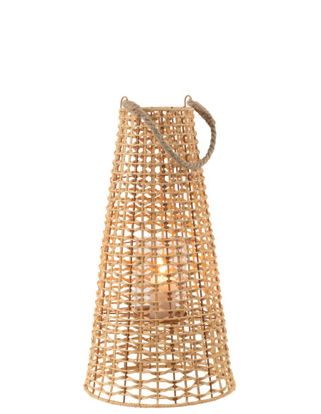 Lanterne en rotin naturel Anais grande Lanterne en rotin naturel Anais grande