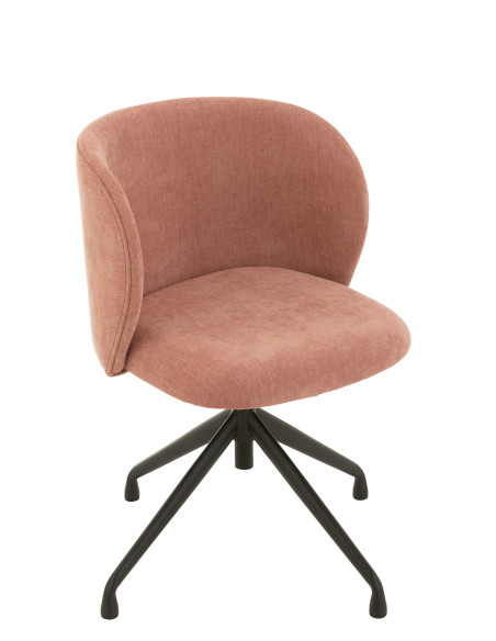 Chaise Pivotante Rose Clair Chaise Pivotante Rose Clair