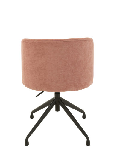 Chaise Pivotante Rose Clair