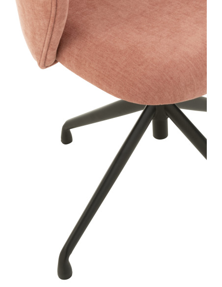 Chaise Pivotante Rose Clair Chaise Pivotante Rose Clair