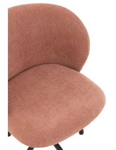 Chaise Pivotante Rose Clair