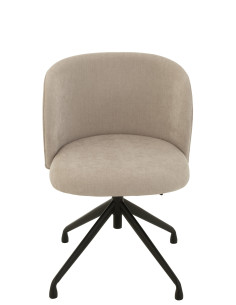 Chaise Tourner/Haut/Bas Textile Beige 2