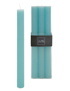 Boîte 6 Bougie de Table Azur -13H