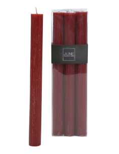 Boîte 6 Bougie de Table Cerise -13H