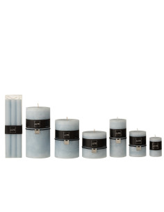 Boîte 6 Bougie de Table Bleu Clair 13H 2