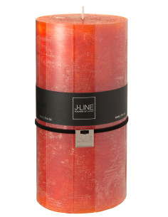 Bougie cylindrique orange XXL -140H
