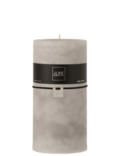 Bougie cylindrique gris clair XXL-140H