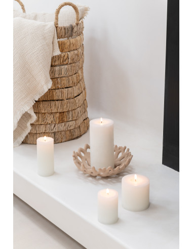 Bougie cylindrique à la vanille S18h