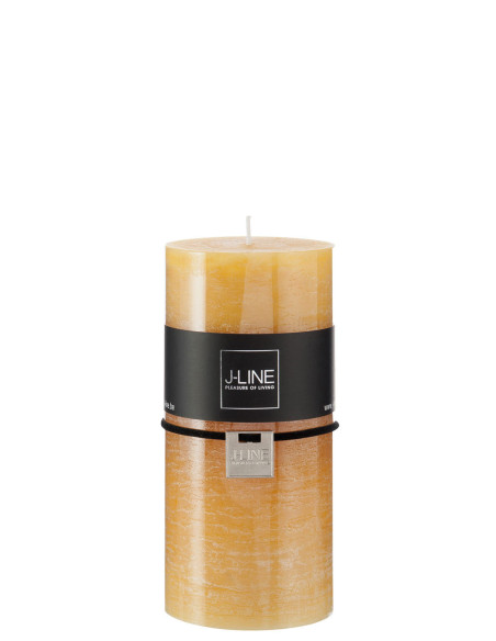 Bougie cylindrique ocre L -70H