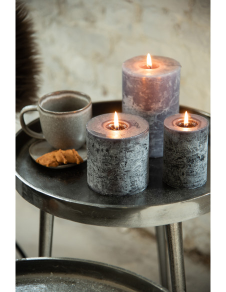 Bougie cylindrique en granit L -72H