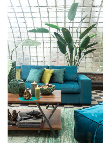 Bougie cylindrique vert foncé XXL-140H