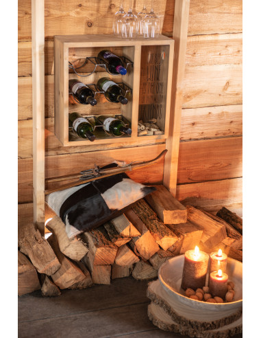 Bougie cylindrique marron L -72H de la ligne J