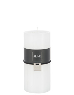 Bougie cylindrique blanche L -72H J Line