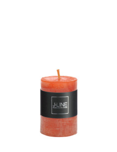 Bougie cylindrique orange S18h