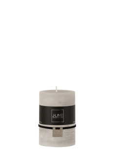 Bougie cylindrique gris clair M42h