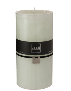 Bougie cylindre vert poudre XXL cm-140H