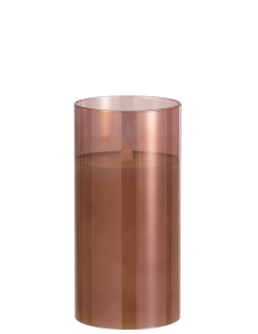 Lampe à LED en verre brun moyen brillant 2