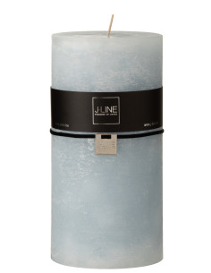 Bougie cylindrique bleu clair XXL 140H