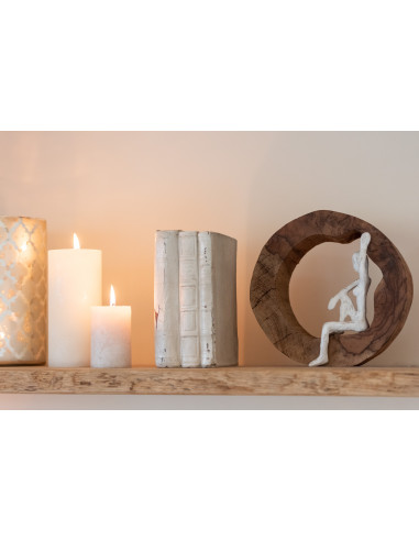 Bougie cylindrique blanche Xl -120H J Line