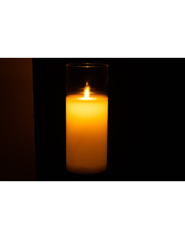 Lampe à LED en verre transparent brillant de grande taille