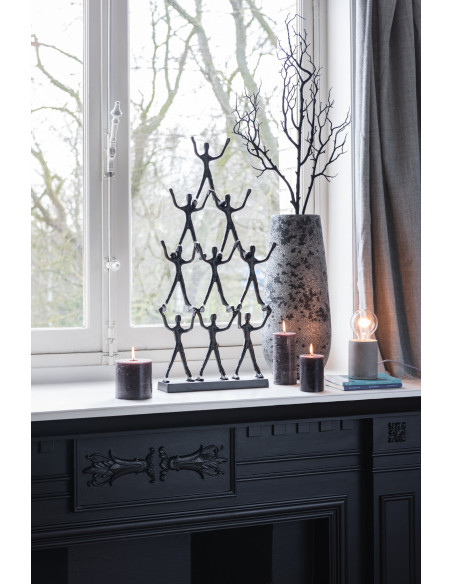 Bougie cylindrique en granit -80H